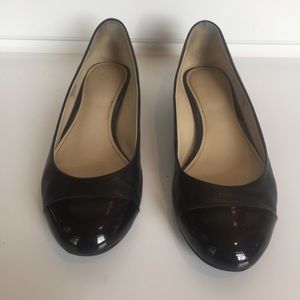 Black Leather Naturalizer Flats - size 6.5